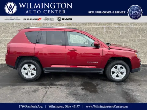 Red 2017 Jeep Compass Latitude for sale in Wilmington, OH