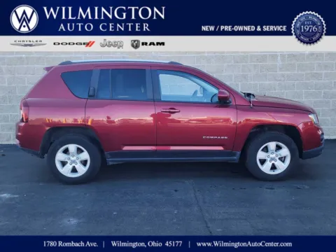 Red 2017 Jeep Compass Latitude for sale in Wilmington, OH