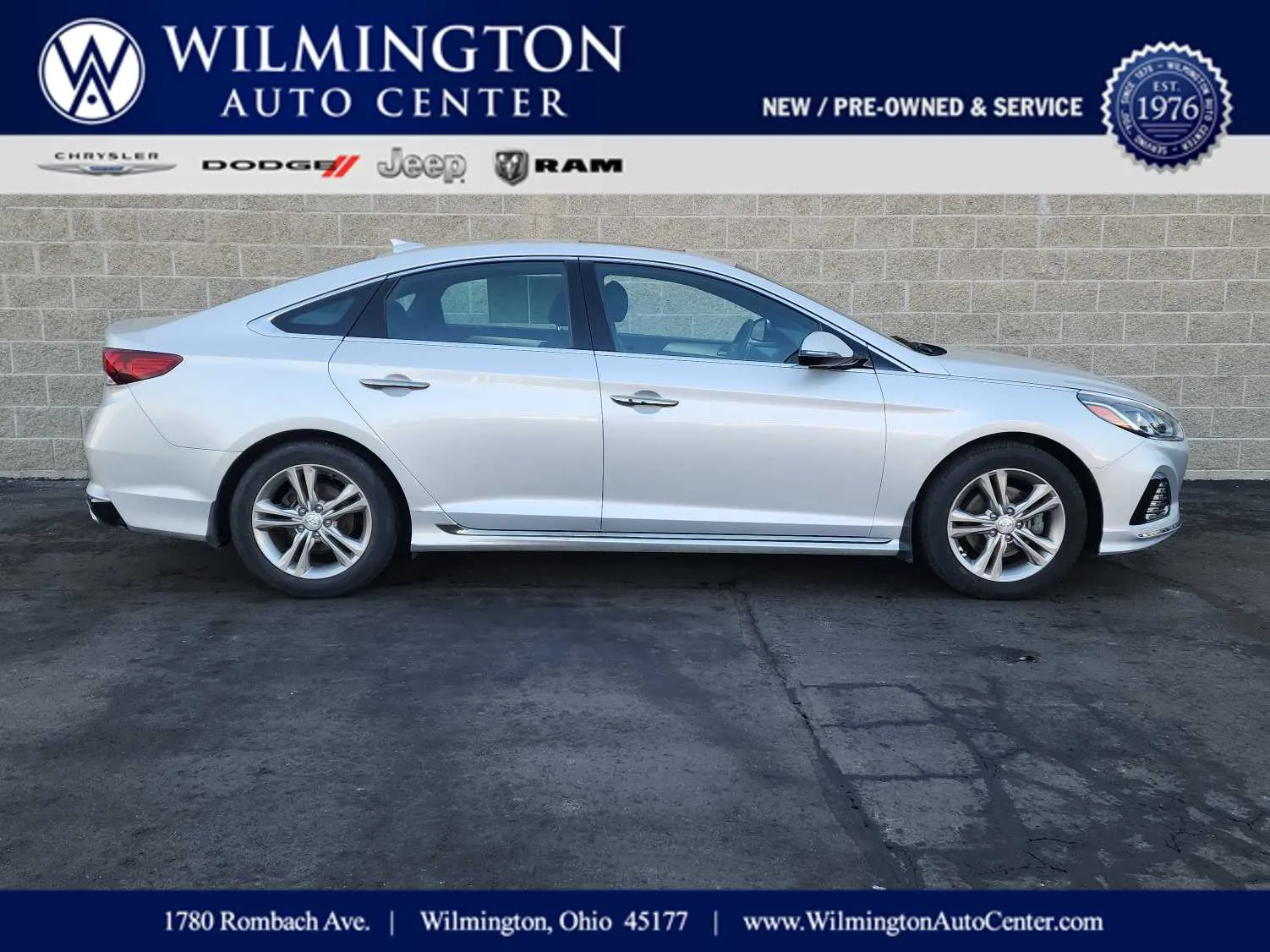 Silver 2019 Hyundai Sonata Sport for sale in Wilmington, OH