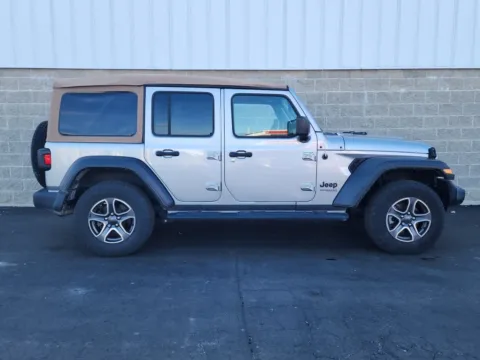 Photos of 2020 Jeep Wrangler Unlimited Black and Tan for sale in Wilmington, OH at Wilmington Auto Center Chrysler Dodge Jeep RAM