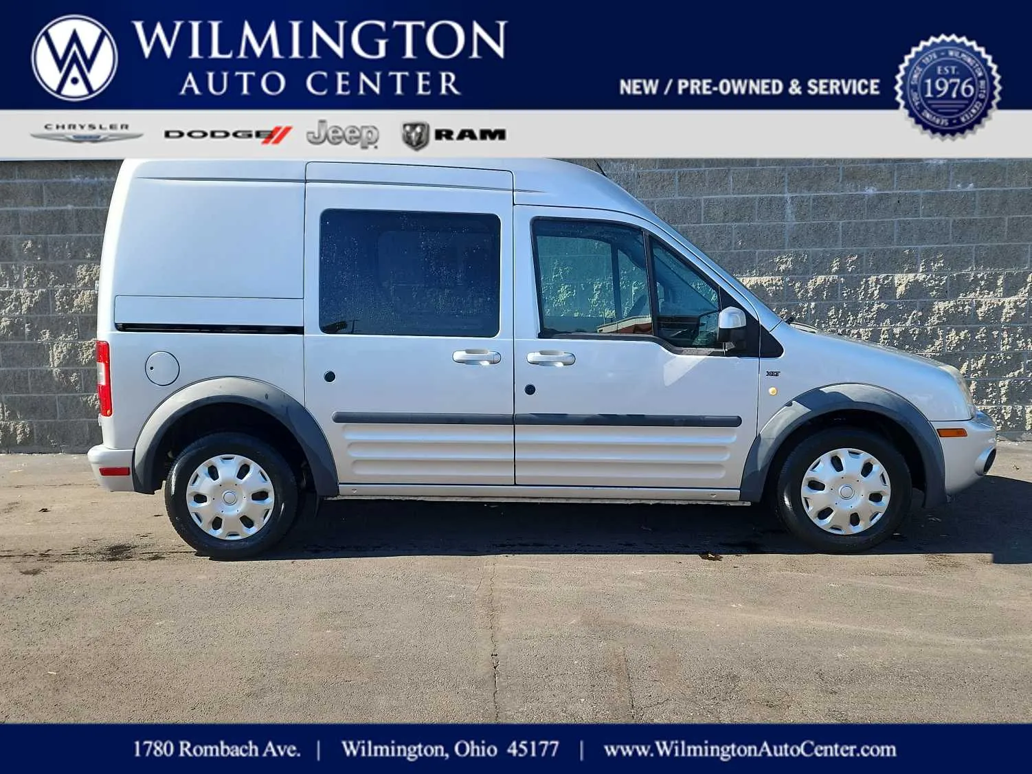 Silver 2012 Ford Transit Connect Wagon XLT for sale in Wilmington, OH