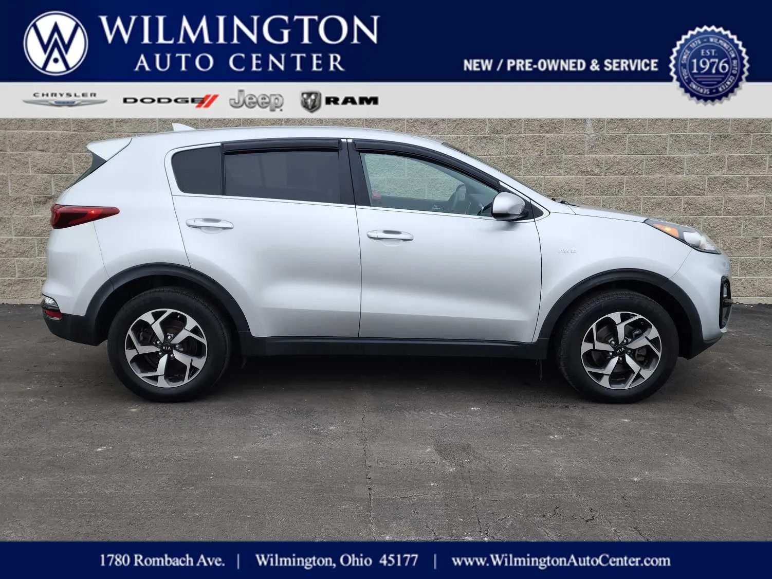 Silver 2021 Kia Sportage LX for sale in Wilmington, OH