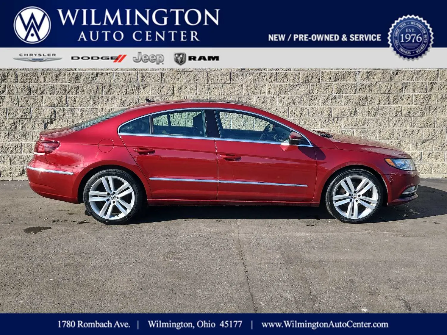 Red 2014 Volkswagen CC Executive for sale in Wilmington, OH