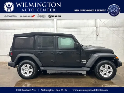 Black 2021 Jeep Wrangler Unlimited Sport S for sale in Wilmington, OH