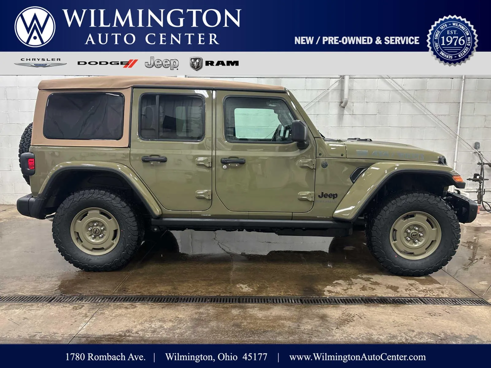 Green 2026 Jeep Wrangler Willys 41 for sale in Wilmington, OH
