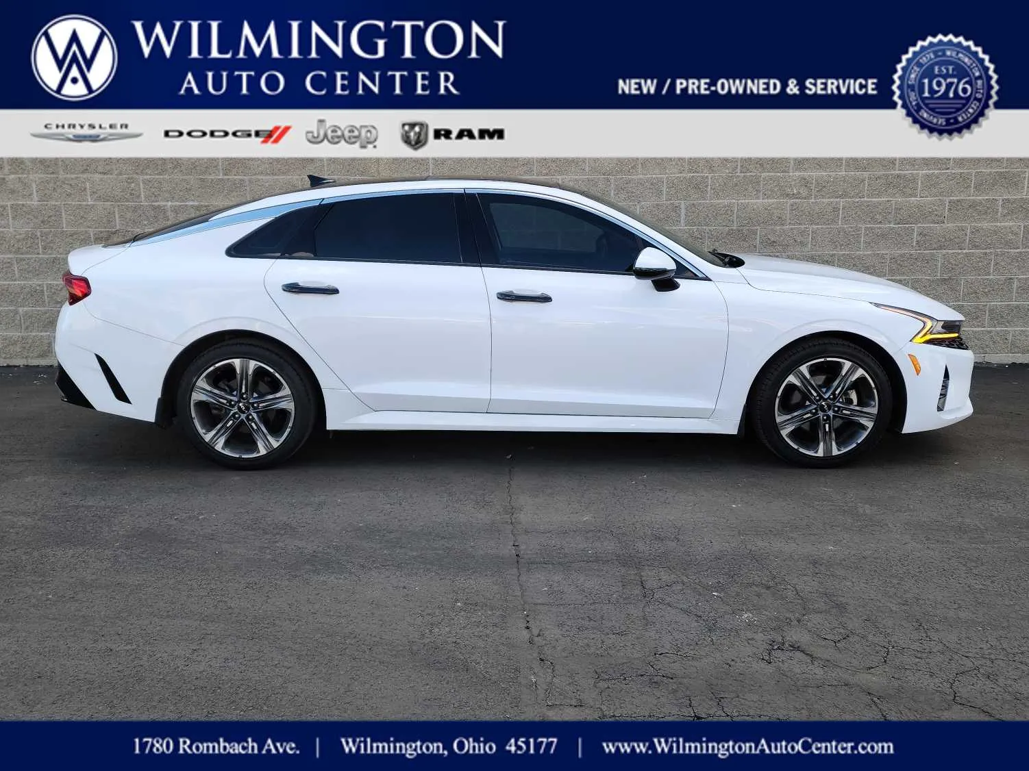 White 2023 Kia K5 EX for sale in Wilmington, OH