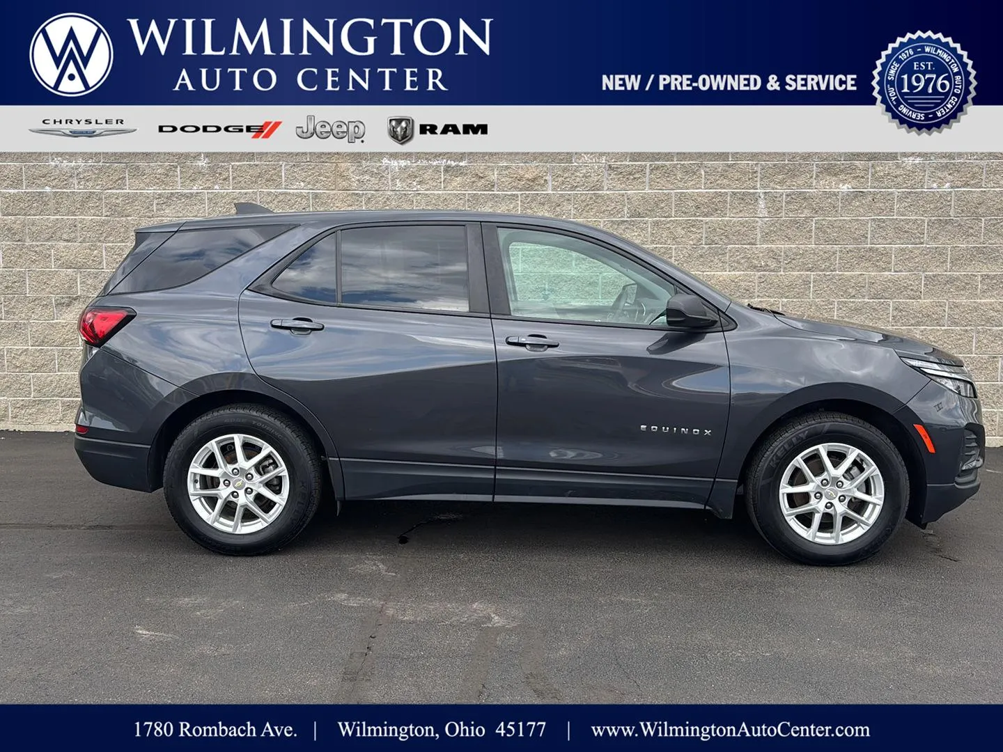 Gray 2022 Chevrolet Equinox LS for sale in Wilmington, OH