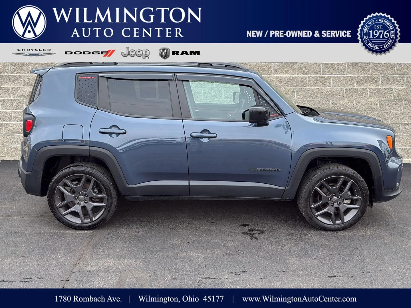 Blue 2021 Jeep Renegade 80th Anniversary for sale in Wilmington, OH