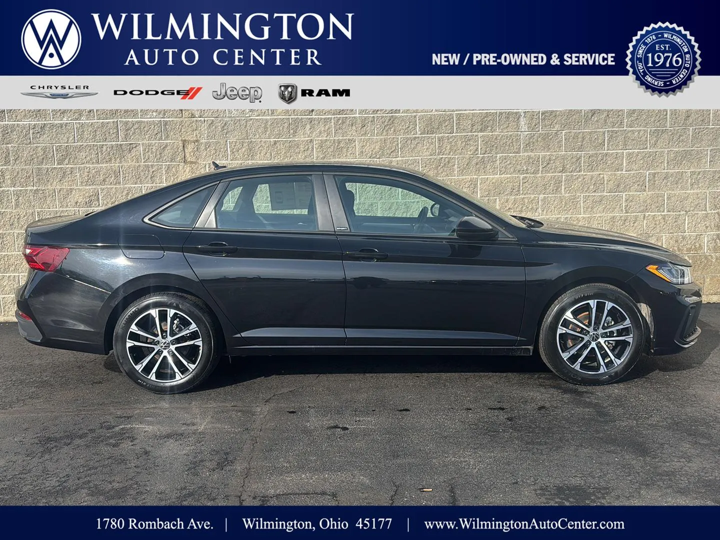 Black 2025 Volkswagen Jetta Sport for sale in Wilmington, OH