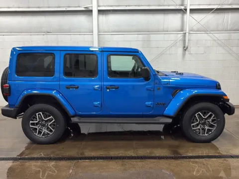 Blue 2026 Jeep Wrangler Sahara for sale in Wilmington, OH