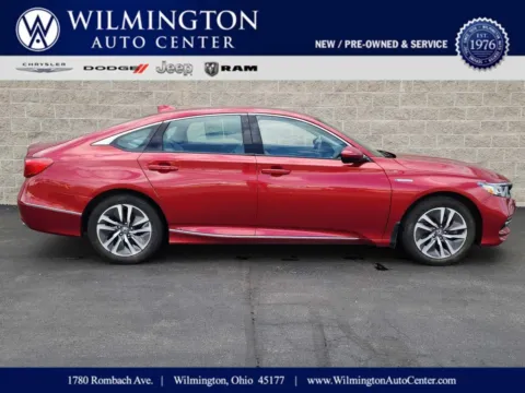 Red 2019 Honda Accord Hybrid EX for sale in Wilmington, OH