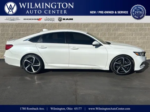 White 2020 Honda Accord Sedan Sport for sale in Wilmington, OH