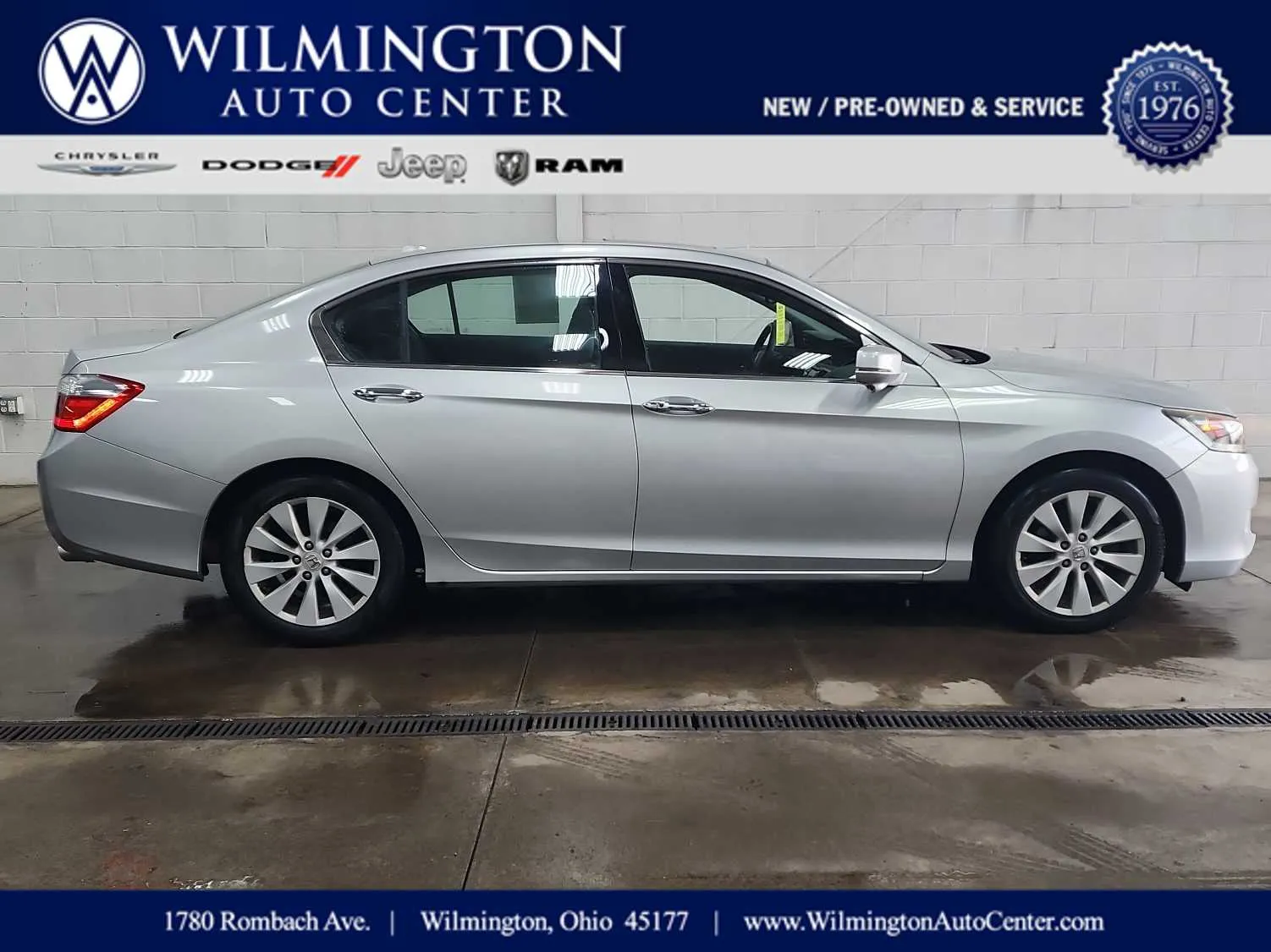Silver 2015 Honda Accord EX-L for sale in Wilmington, OH