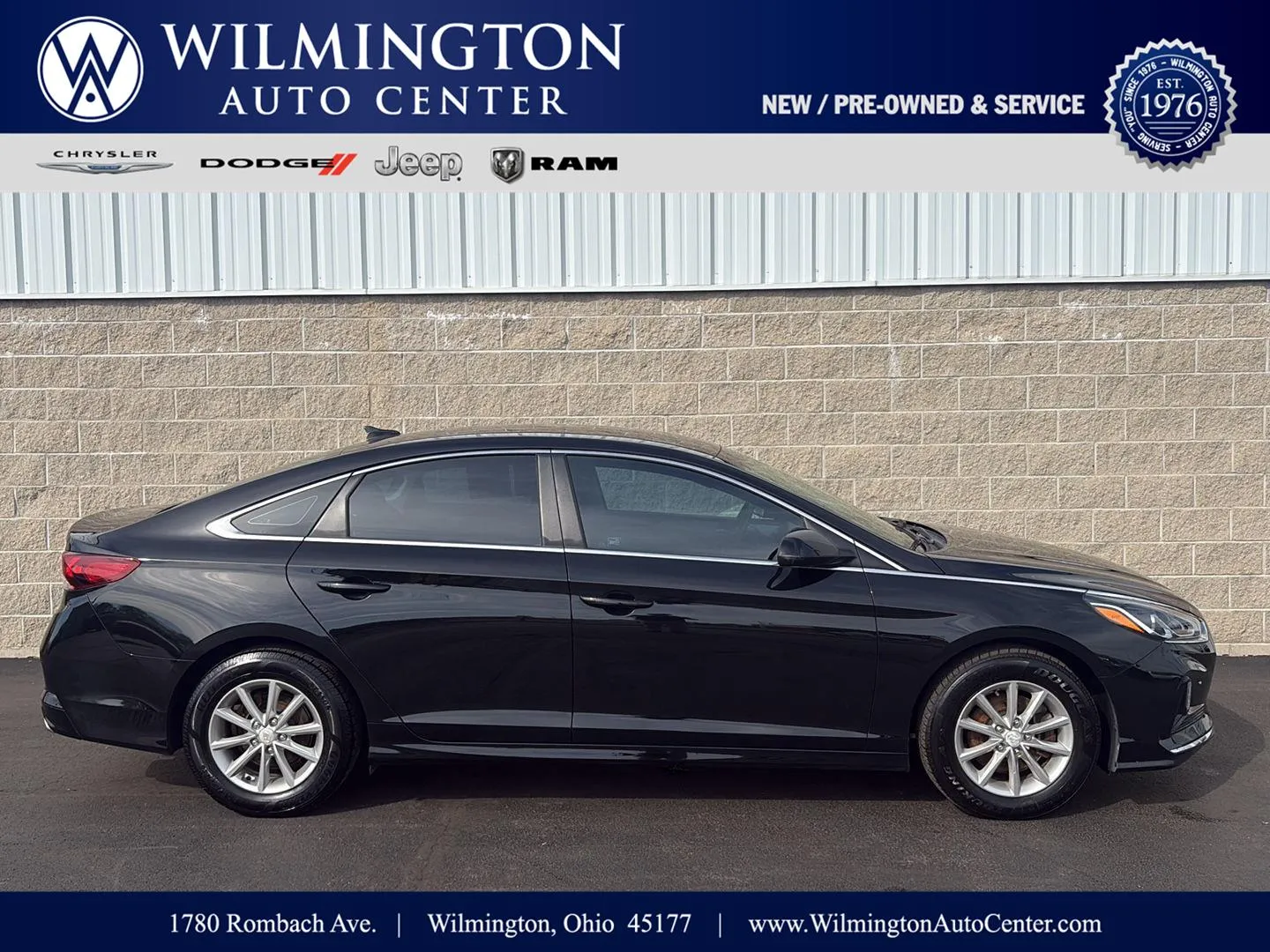 Black 2019 Hyundai Sonata SE for sale in Wilmington, OH