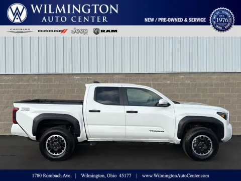 White 2025 Toyota Tacoma TRD Off Road for sale in Wilmington, OH