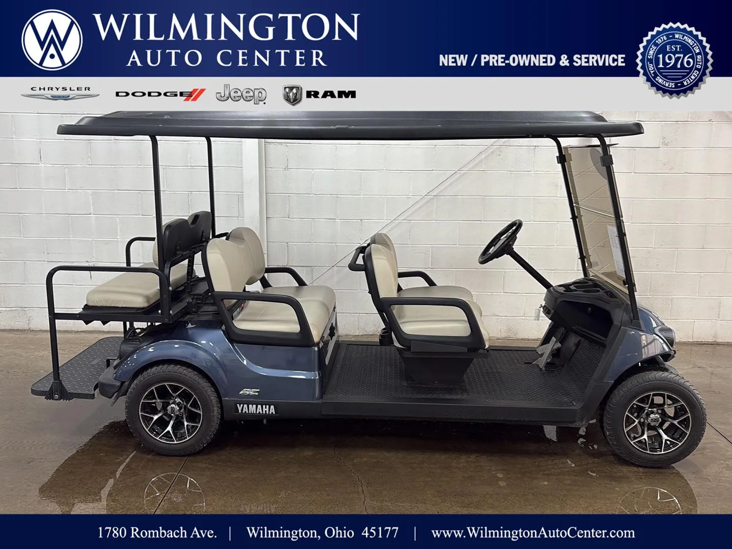 Blue 2018 YAMAHA GOLF CART GOLFCART for sale in Wilmington, OH