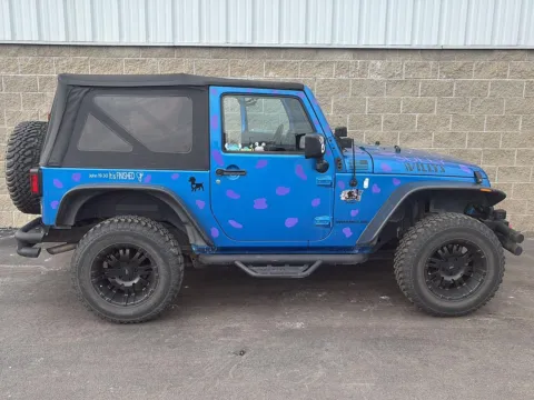 Blue 2015 Jeep Wrangler Willys Wheeler for sale in Wilmington, OH