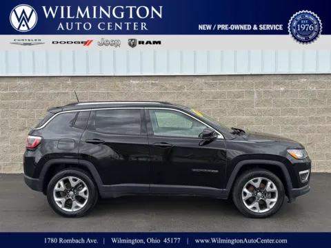 Black 2019 Jeep Compass Limited for sale in Wilmington, OH
