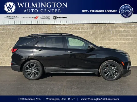 Black 2022 Chevrolet Equinox RS for sale in Wilmington, OH