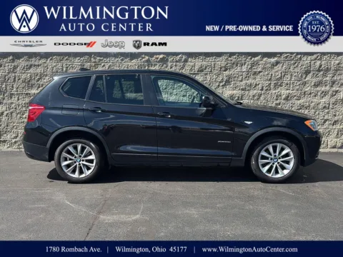 Black 2014 BMW X3 xDrive28i for sale in Wilmington, OH