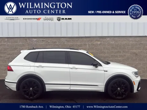 White 2021 Volkswagen Tiguan SE for sale in Wilmington, OH