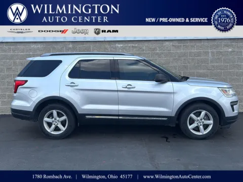 Silver 2018 Ford Explorer XLT for sale in Wilmington, OH