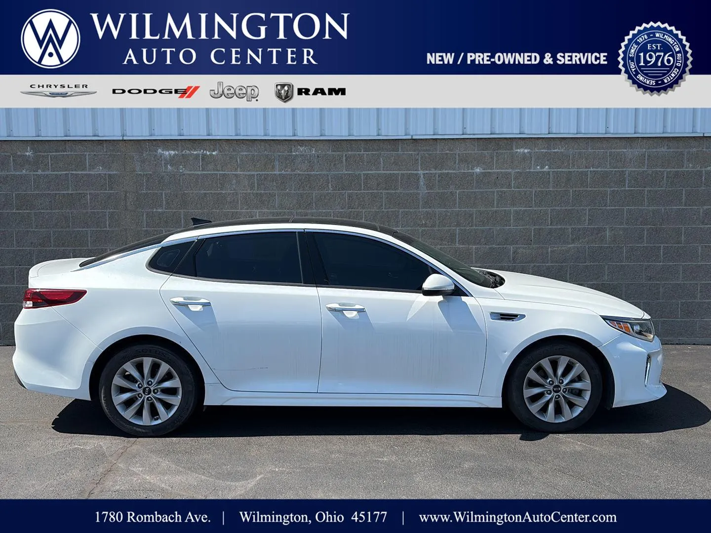 White 2018 Kia Optima S for sale in Wilmington, OH
