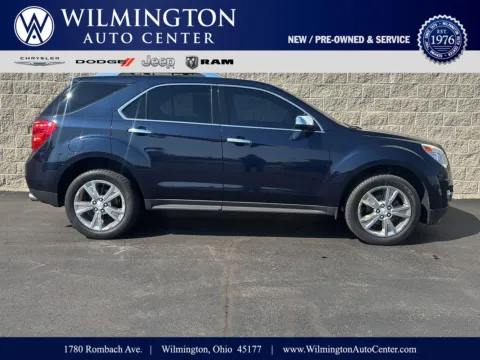 Blue 2015 Chevrolet Equinox LTZ for sale in Wilmington, OH