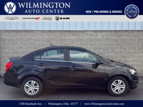Black 2012 Chevrolet Sonic LT for sale in Wilmington, OH