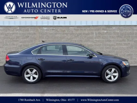 Blue 2014 Volkswagen Passat Wolfsburg Ed for sale in Wilmington, OH