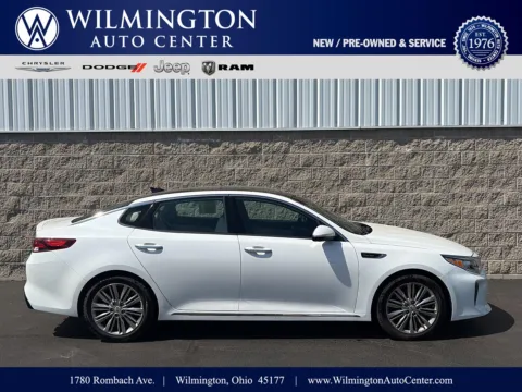 White 2016 Kia Optima SXL Turbo for sale in Wilmington, OH