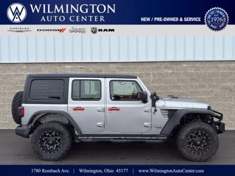 Silver 2018 Jeep Wrangler Unlimited Sport for sale in Wilmington, OH
