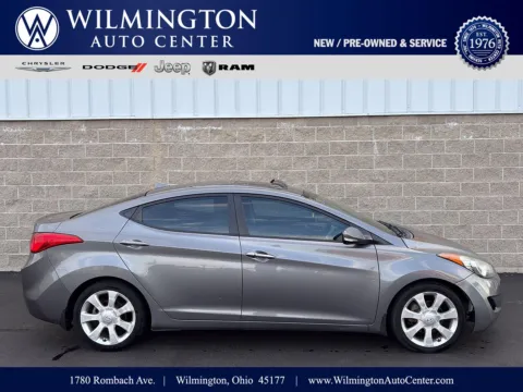 Gray 2012 Hyundai Elantra Limited PZEV for sale in Wilmington, OH