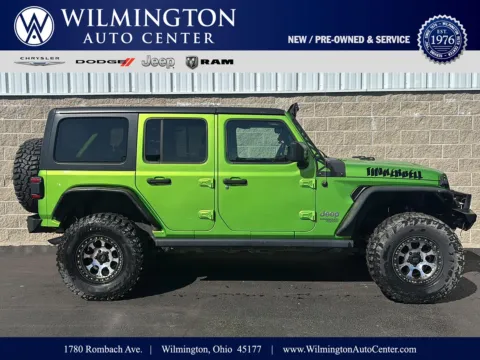 Green 2018 Jeep Wrangler Unlimited Sport S for sale in Wilmington, OH