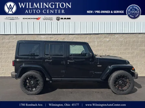 Black 2016 Jeep Wrangler Unlimited 75th Anniversary for sale in Wilmington, OH