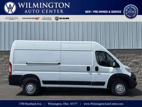 White 2025 Ram ProMaster Cargo Van Tradesman for sale in Wilmington, OH