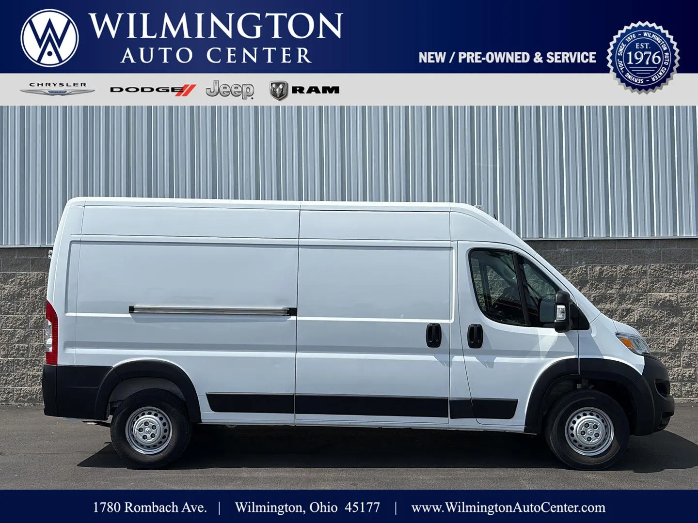 2025 Ram ProMaster Cargo Van Tradesman for sale in Wilmington, OH