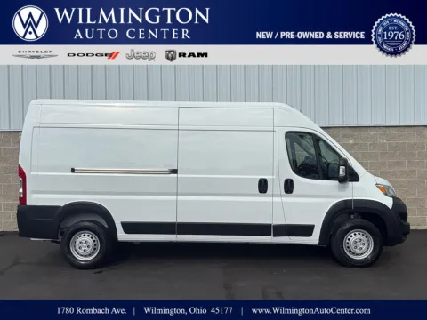 White 2025 Ram ProMaster Cargo Van Tradesman for sale in Wilmington, OH