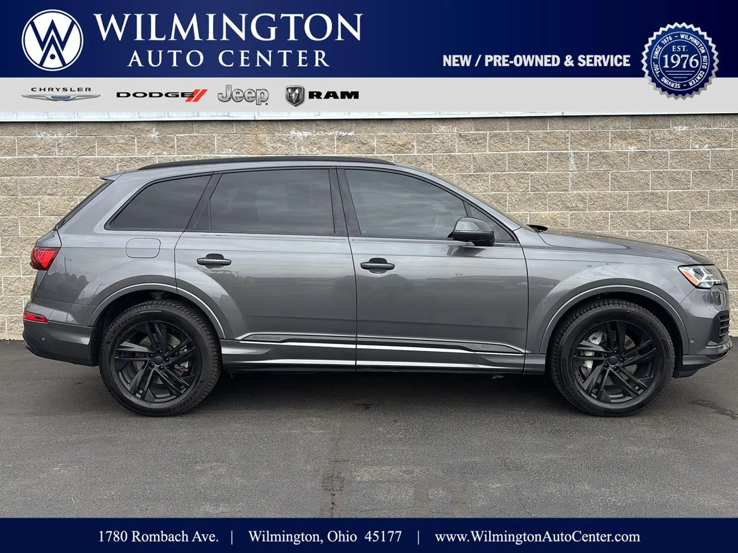 Gray 2021 Audi Q7 Premium Plus for sale in Wilmington, OH