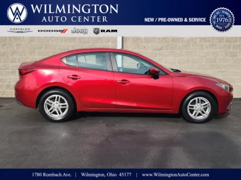 Red 2015 Mazda Mazda3 i Sport for sale in Wilmington, OH