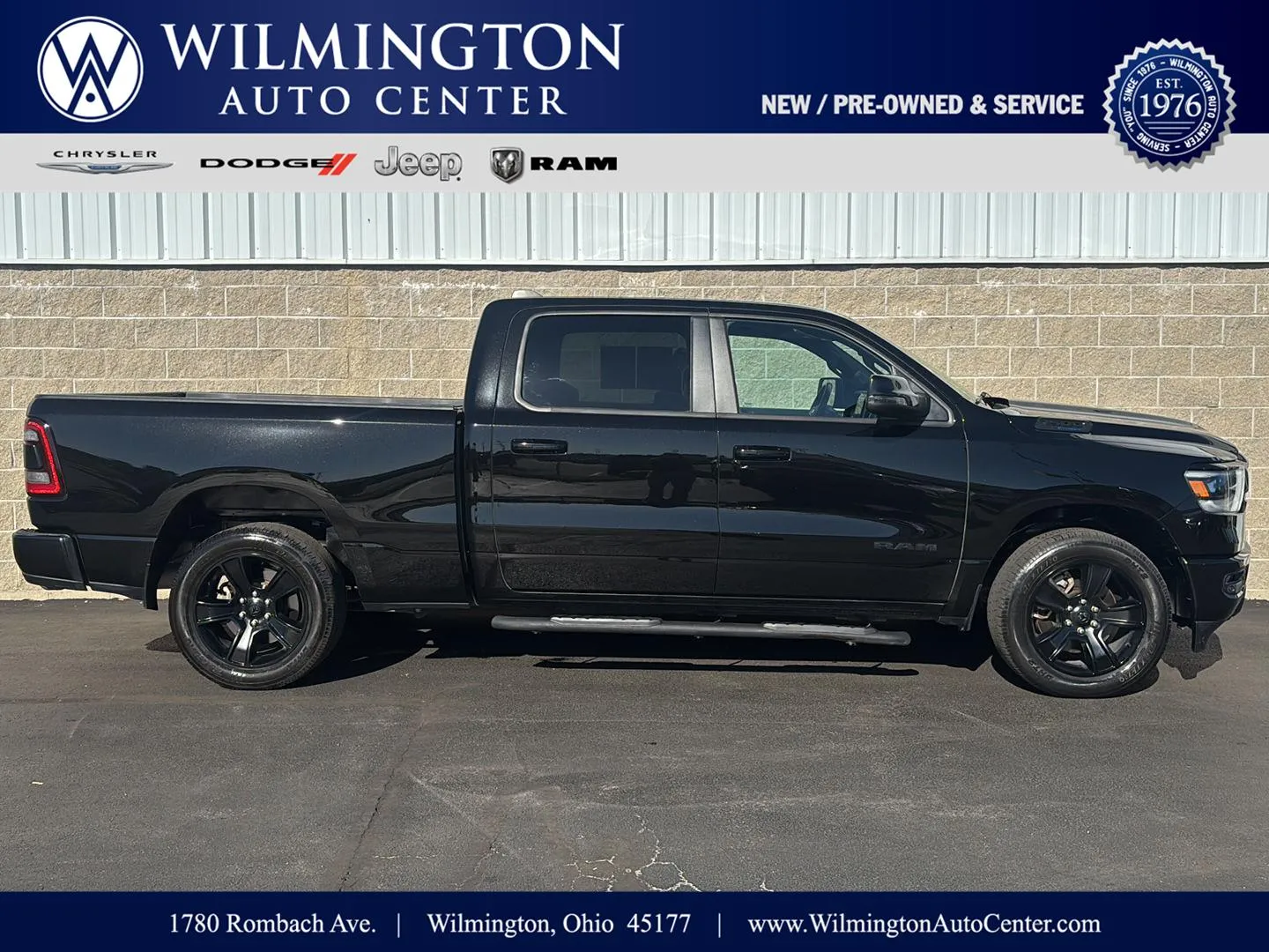 Black 2023 Ram 1500 Big Horn for sale in Wilmington, OH
