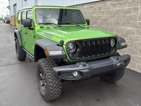 Photos of 2025 Jeep Wrangler Willys for sale in Wilmington, OH at Wilmington Auto Center Chrysler Dodge Jeep RAM