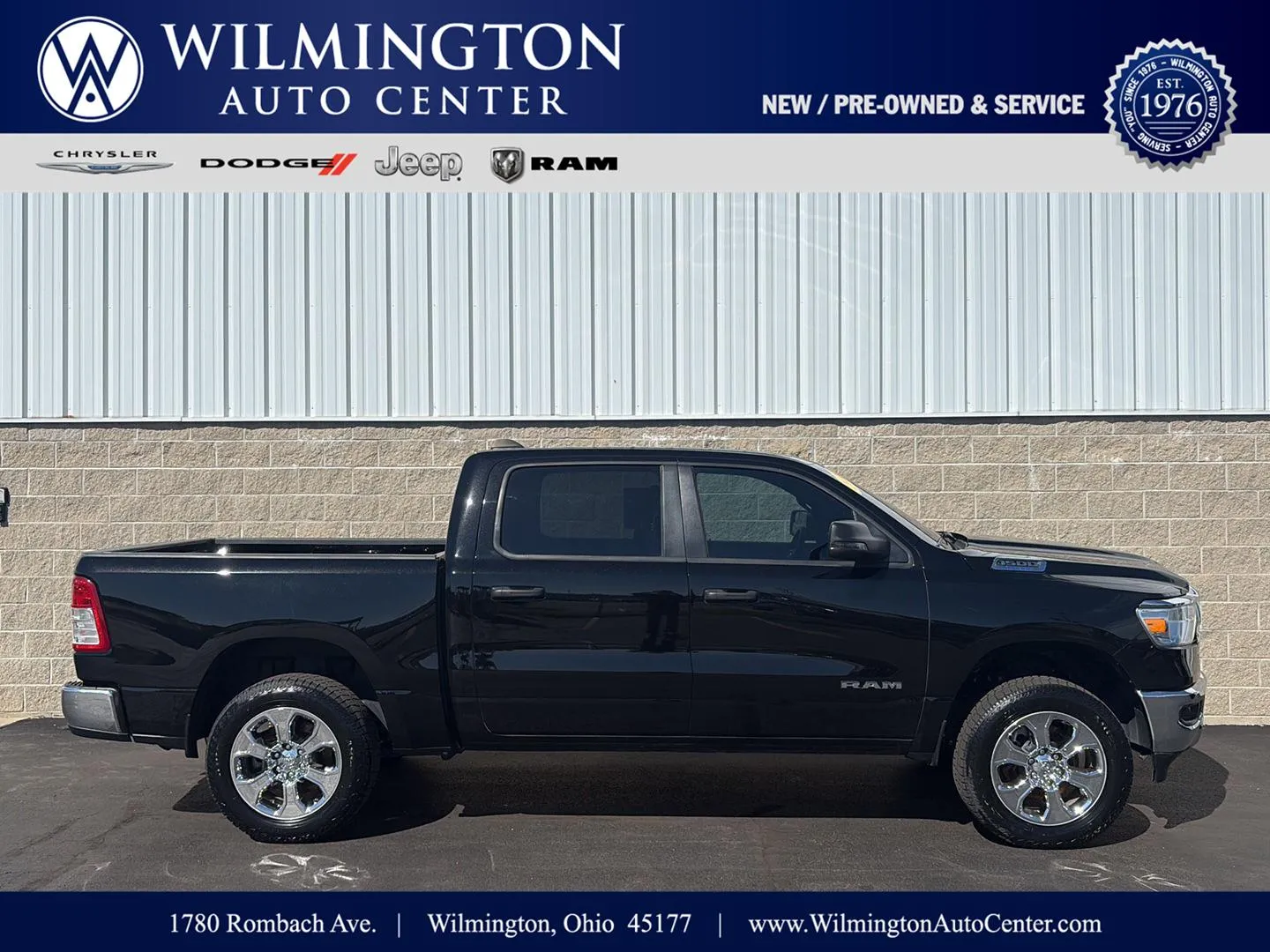 Black 2023 Ram 1500 Lone Star for sale in Wilmington, OH