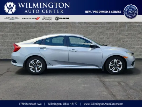 Silver 2016 Honda Civic Sedan LX for sale in Wilmington, OH
