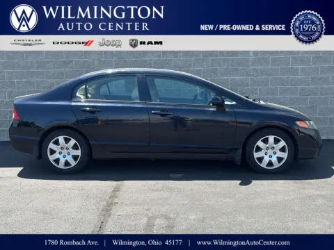 Black 2006 Honda Civic Sdn LX for sale in Wilmington, OH