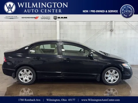 Black 2006 Honda Civic Sdn LX for sale in Wilmington, OH