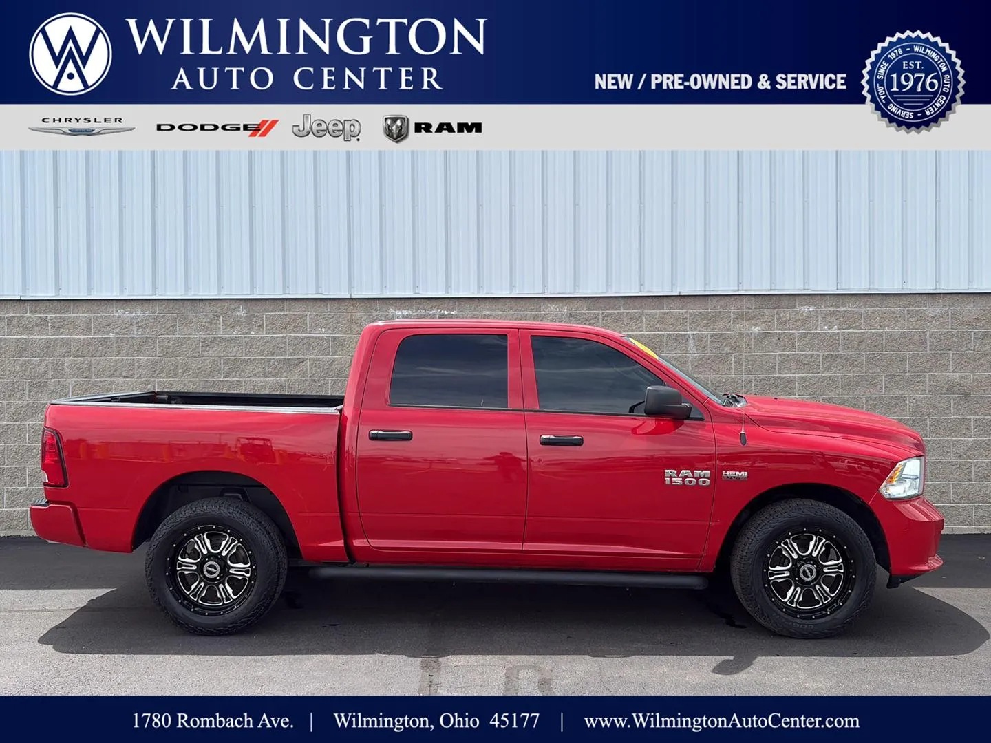 Red 2017 Ram 1500 Express for sale in Wilmington, OH