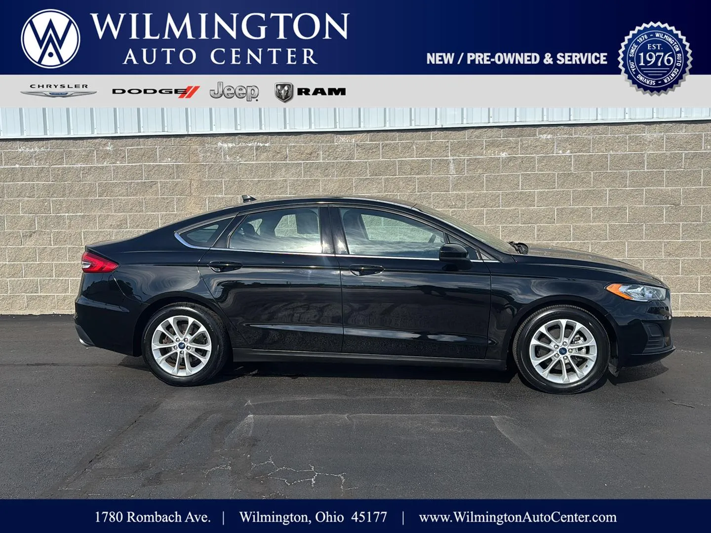 Black 2019 Ford Fusion SE for sale in Wilmington, OH