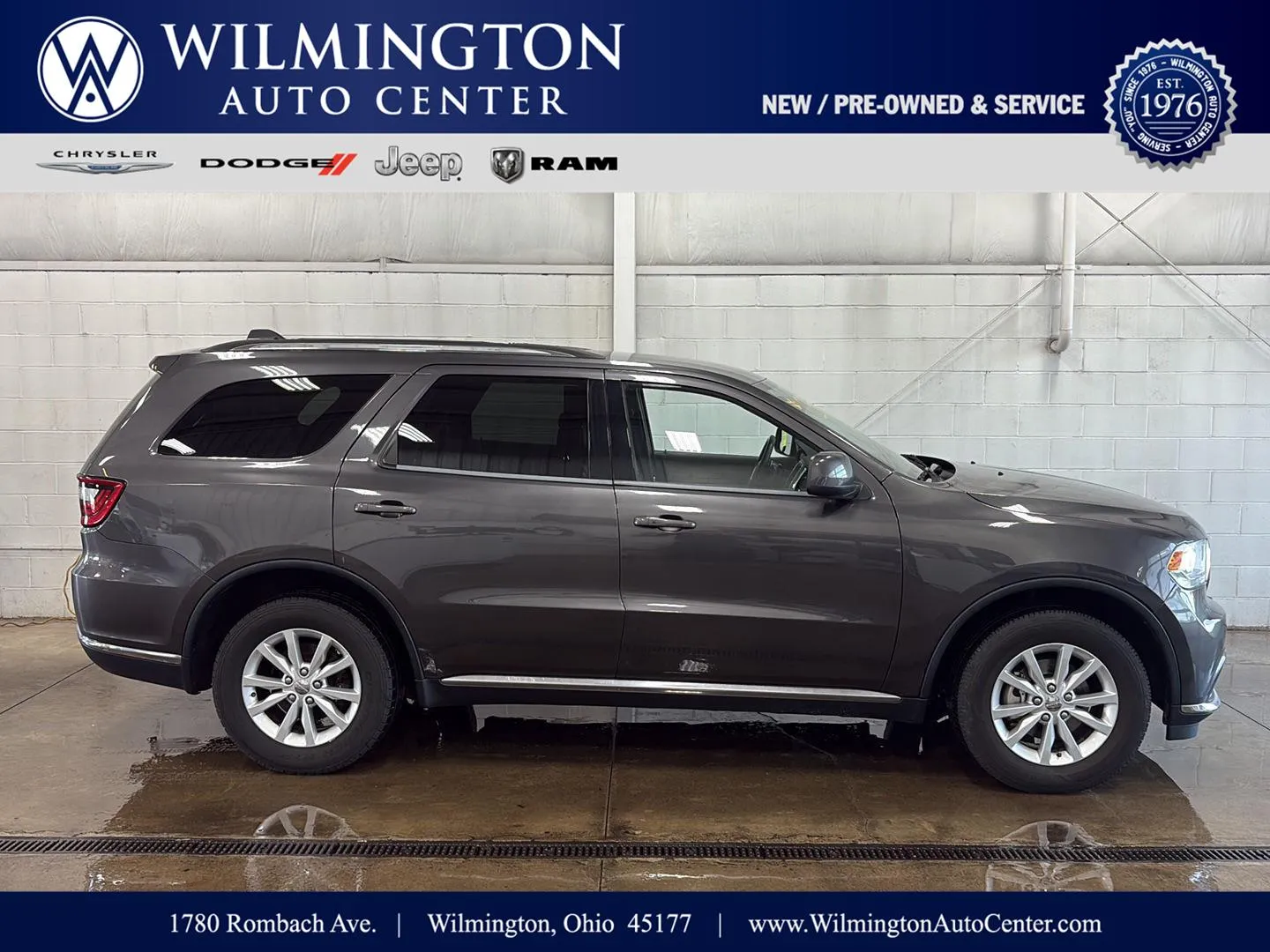 Gray 2015 Dodge Durango SXT for sale in Wilmington, OH