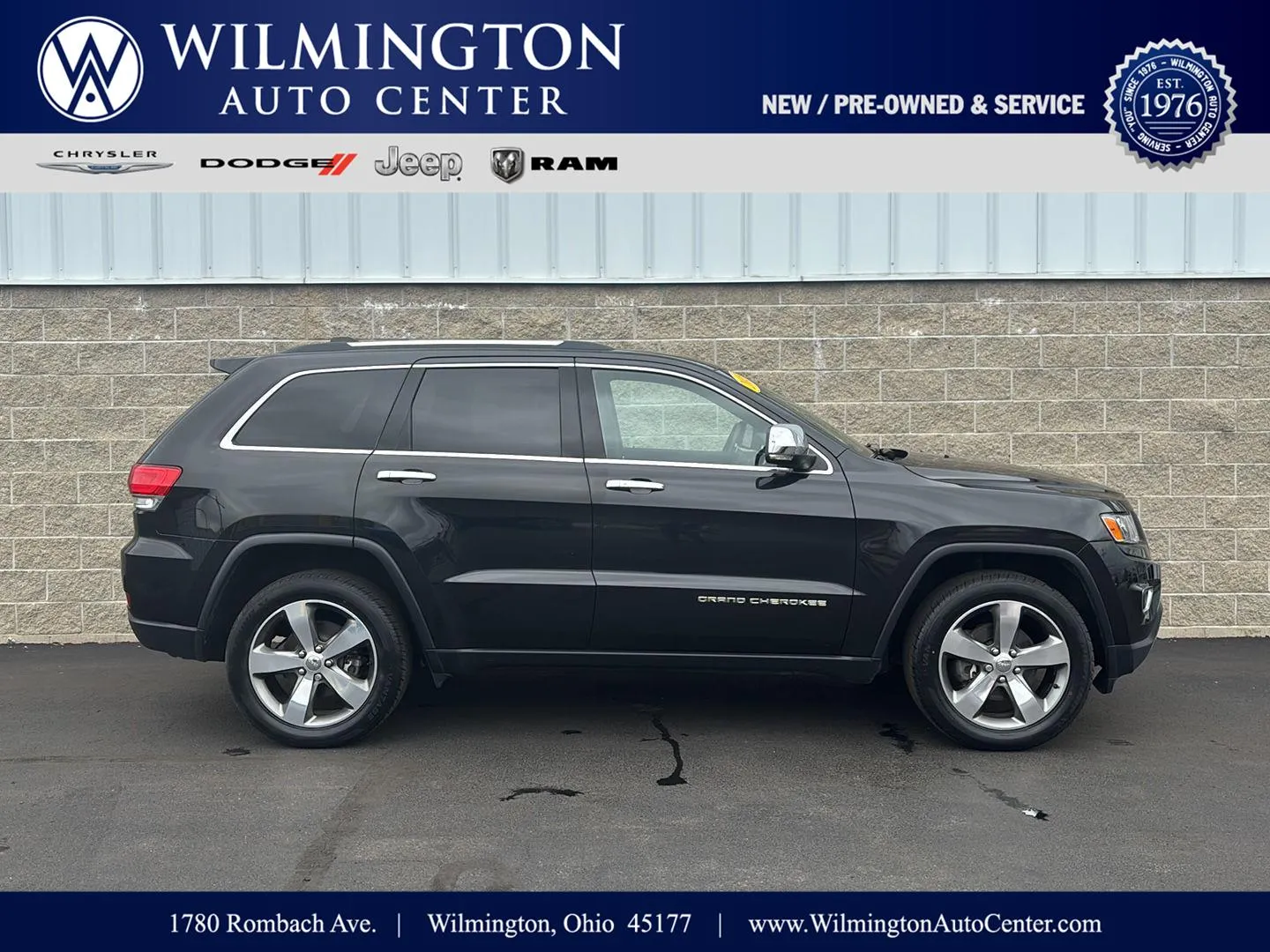Black 2015 Jeep Grand Cherokee Limited for sale in Wilmington, OH